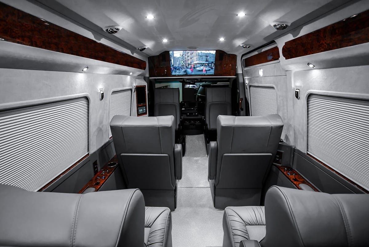 Custom luxury sales sprinter van