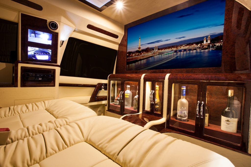 Custom SUV center console design