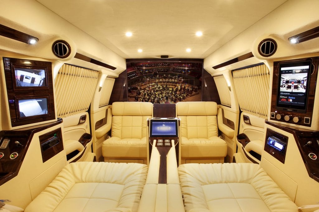 Cadillac Escalade executive SUV cabin