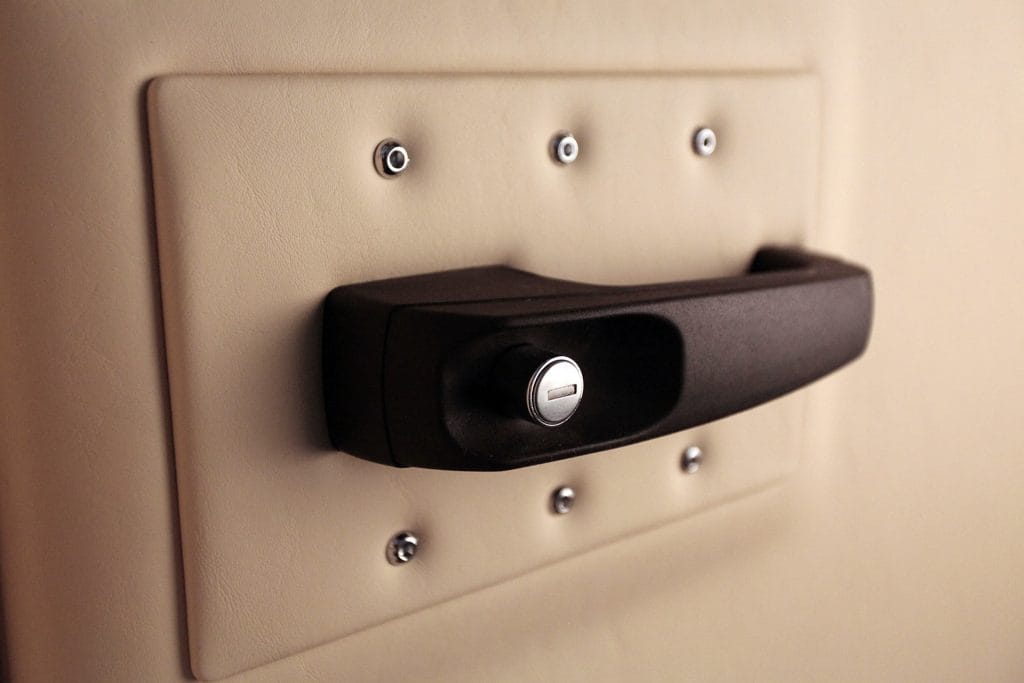 Luxury armored vehicle cabin