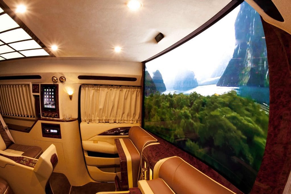 Custom SUV center console design